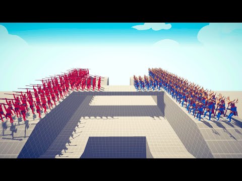 100x vs 100x RANGED UNITS TOURNAMENT | Totally Accurate Battle Simulator TABS
