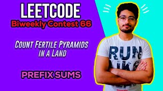 YouTube video 'Count Fertile Pyramids in a Land | LEETCODE Biweekly Contest 66 | LEETCODE HARD | CODE EXPLAINER'