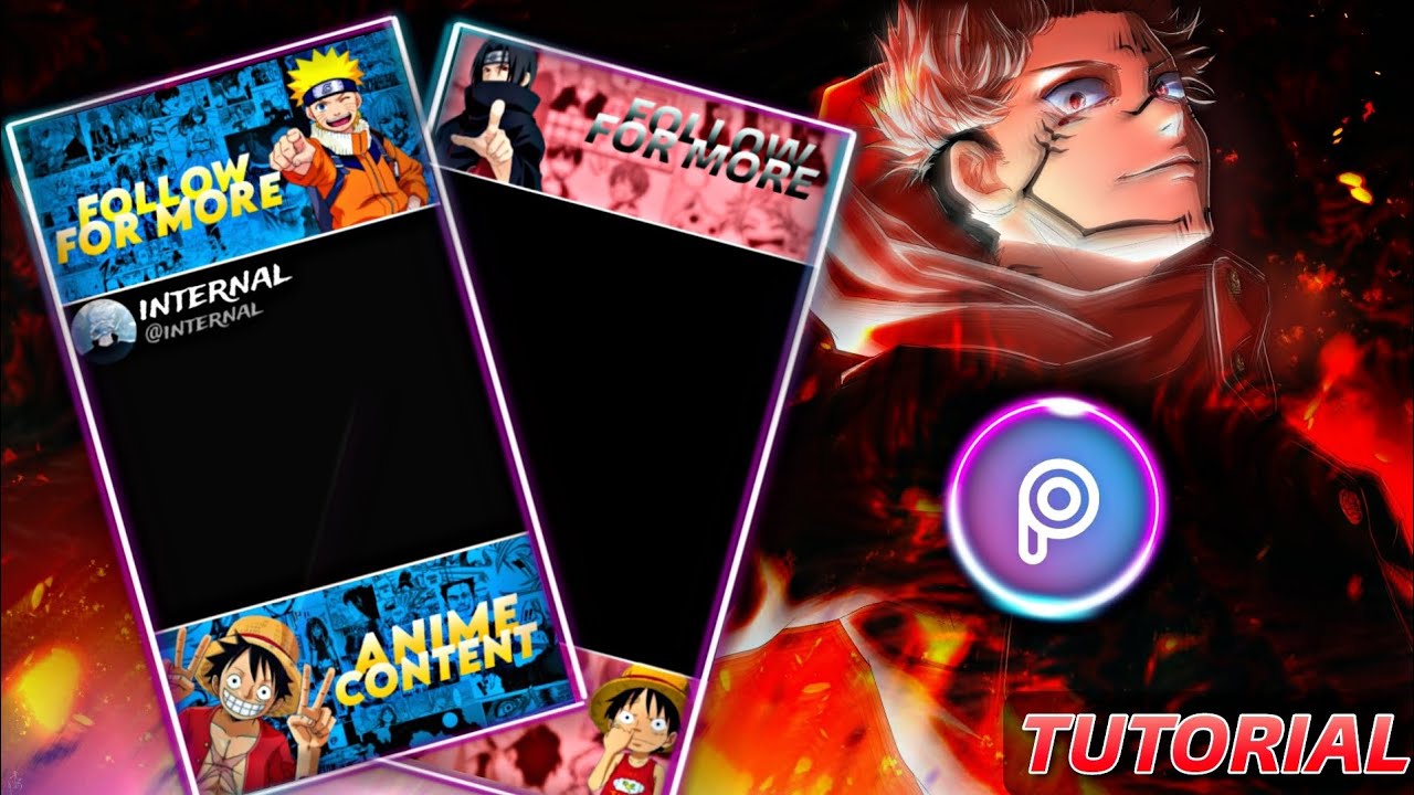 How to make Anime reel template tutorial | internal | #anime#template#naruto