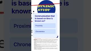 Chronemics | Types of communication | Factors affecting communication #education #exam