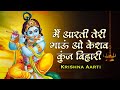 मैं आरती तेरी गाऊं ओ केशव कुंज बिहारी | Krishna Aarti | Kris