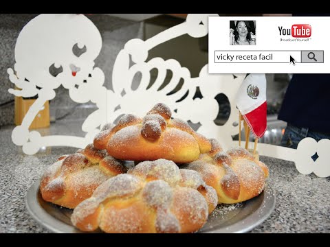 PAN DE MUERTO | #VickyRecetaFacil Video