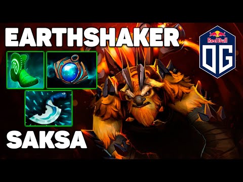SAKSA ИЗ OG НА 4-КЕ ШЕЙКЕРЕ | EARTHSHAKER DOTA 2 7.28Б