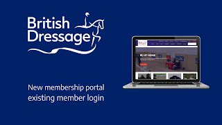 New membership portal - existing member login