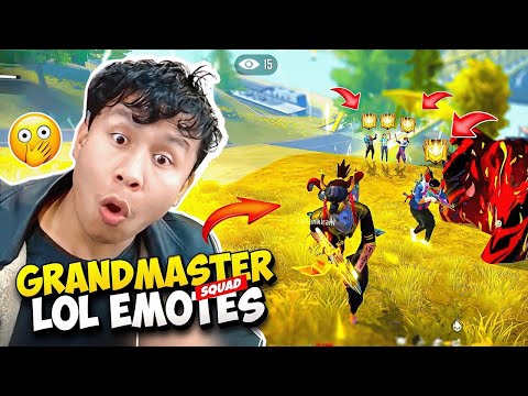 Top Grandmaster S01 Player Showing Lol Emotes 😡 Tonde Gamer - Free Fire Max