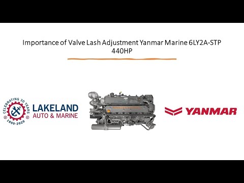 Importance of Valve Lash Adjustment Yanmar Marine 6LY2A-STP 440HP