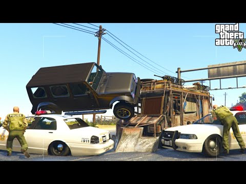 GTA 5 DEVASTATING ARMORED BOXVILLE CRASHES - IMPACT COMPILATION #6