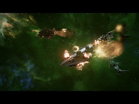 Ork Pirates (Evil Sunz) vs Eldar Corsairs! Rank 32 - Battlefleet Gothic Armada