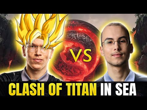 TOPSON invoker vs YURAGI ember spirit - 1 vs 1 at middle lane