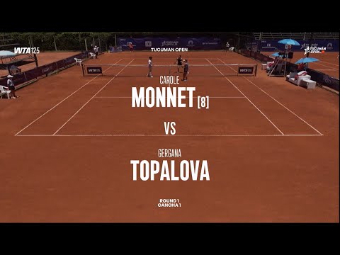 (8) Carole Monnet (FRA) vs  (Q) Gergana Topalova (BUL) - Game, Set, Match