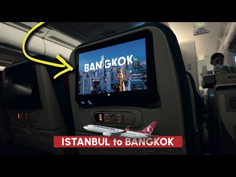 Turkish Airlines Economy Class Istanbul to Bangkok | Aisle Seat Full Flight Review