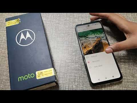 How to change screen colour Mode in Motorola G60 phone