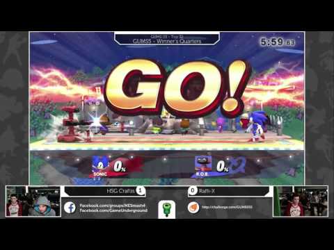 GUMS05 Singles (Winner's Quarters) - Raffi-X (ROB) vs HSG Craftis (Sonic)