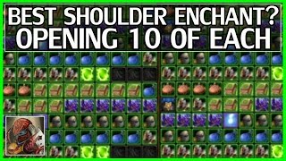 WoW Legion Shoulder Enchants - Which One is the Best? Opening 10 of Each - Gold Guide