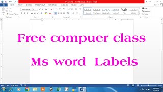 labels | word | ms word | microsoft word | labels in word | ms word tutorial | create labels