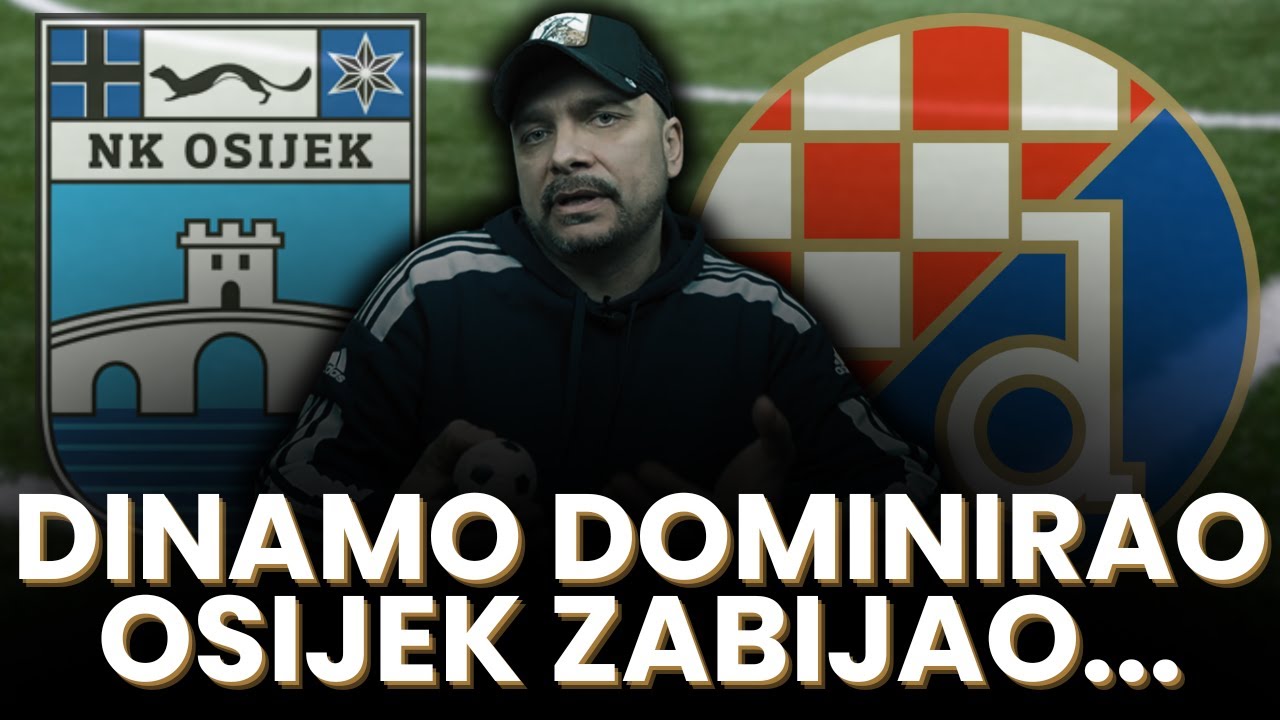 OSIJEK vs DINAMO 2:1! DINAMO NIJE ISKORISTIO KIKSEVE RIJEKE I HAJDUKA!