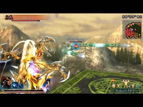 Dynasty Warriors: Strikeforce (PSP) Lu Bu Gameplay