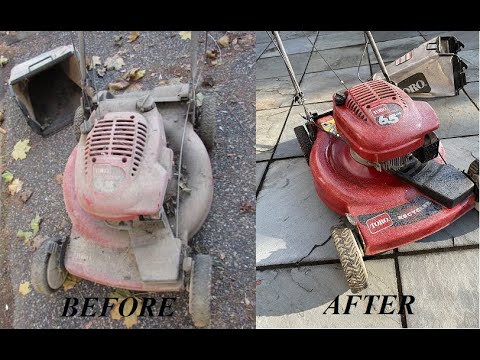 Toro 22 Recycle Push Lawn Mower Model 20007 Rebuild | Toro 22 Refurbish Project