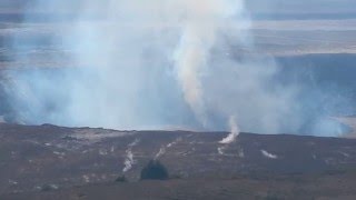 Kilauea Caldera - Day and Night