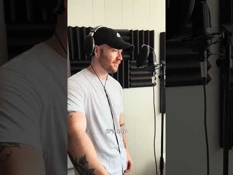 pov: you’re recording vocals in a bajillion dollar studio 👑 #metalcore #metal #studio #vocalcover