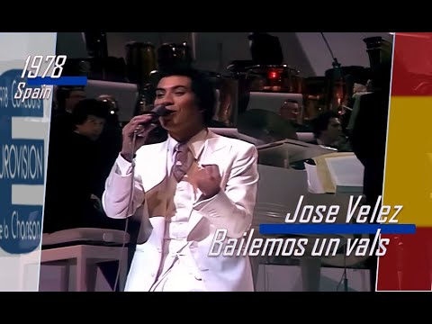 eurovision 1978 Spain 🇪🇸 Jose Velez - Bailemos un vals  ᴴᴰ