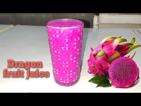 Dragon fruit juice |how to make Dragon fruit juice
