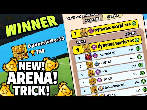 DYNAMONS WORLD HOW TO WIN ONLINE ARENA || DYNAMONS WORLD ONLINE ARENA TRICK || 99.9% WINNER
