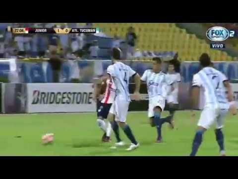 Junior vs Atlético Tucumán (1-0) Resumen Goles | Copa Libertadores 2017 Fase 3