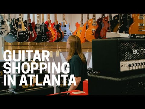 Checking Out Some of the BEST Guitar Shops in Atlanta!