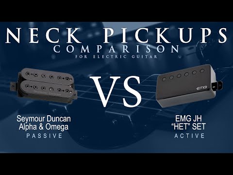 Seymour Duncan ALPHA & OMEGA vs EMG JH HET SET - Neck Pickup Guitar Tone Comparison Demo