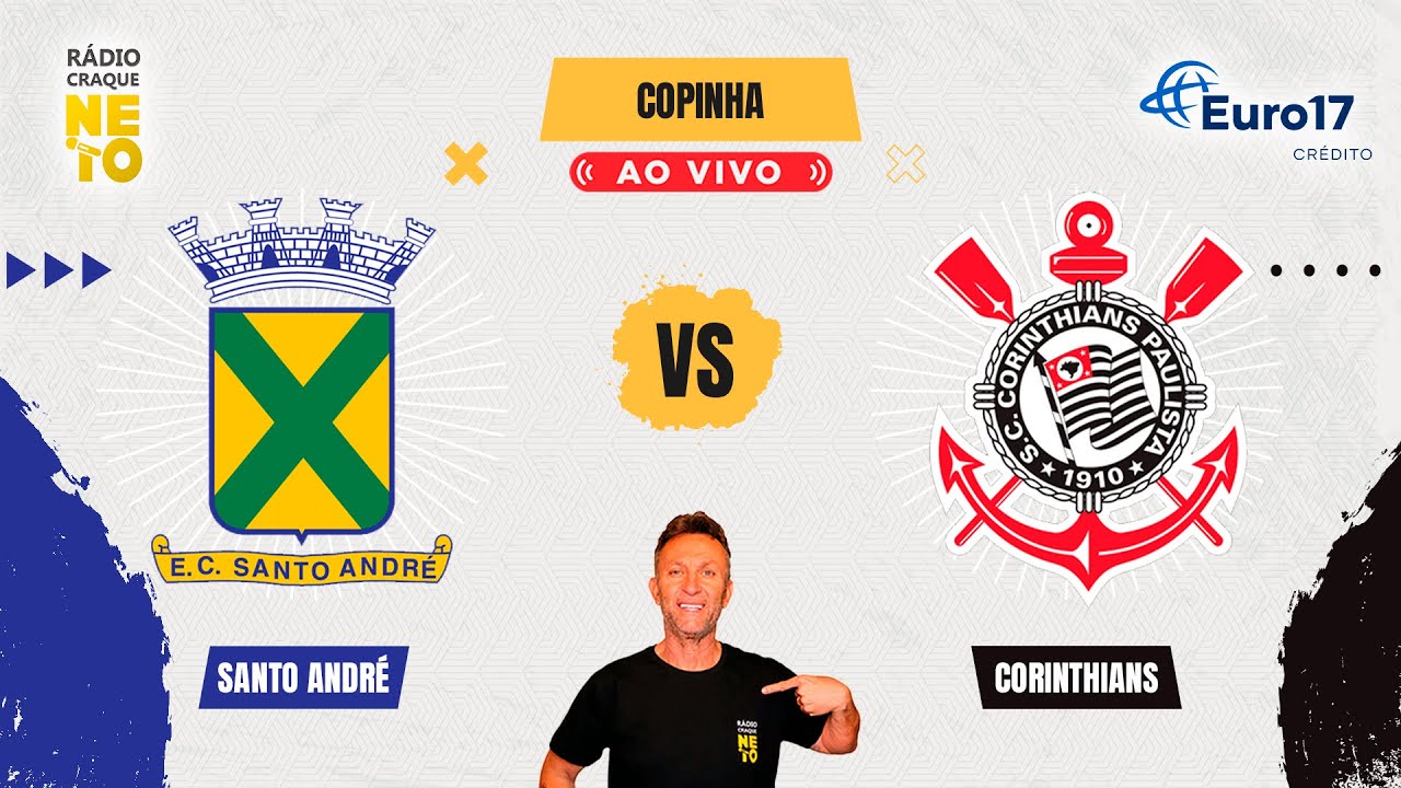Santo André x Corinthians | AO VIVO | Copinha 2025 | Rádio Craque Neto