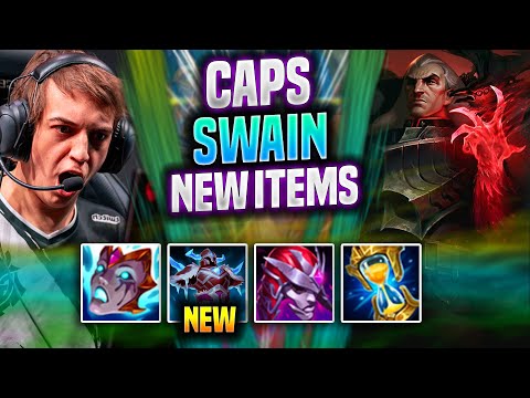CAPS TRIES SWAIN WITH NEW ITEMS! - G2 Caps Plays Swain MID vs Yone! | Preseason 2022