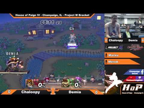 [House of Paign IV] Chaloopy (C.Falcon) vs Demia (Bowser) - Project M Bracket