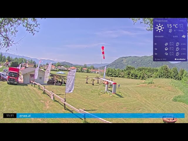 Live webcam view of Annenheim Paragliding Landing Field