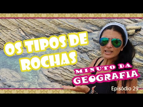 TIPOS DE ROCHAS, uma lição de geologia na praia de Monte Clérigo