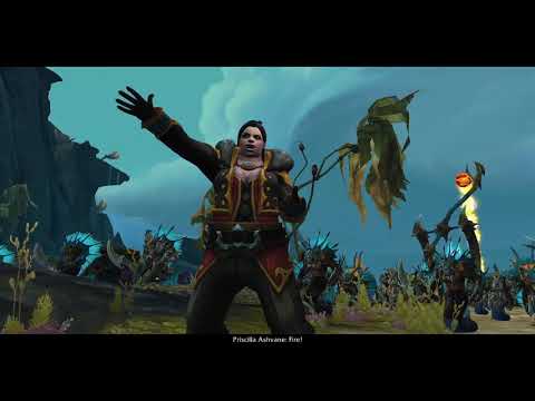 WoW BFA : Nazjatar intro quest with DK