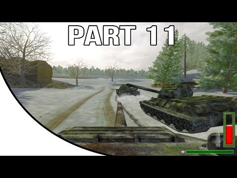 Call of Duty 1 Gameplay Walkthrough Part 11 - Soviet Campaign - Tank Mission