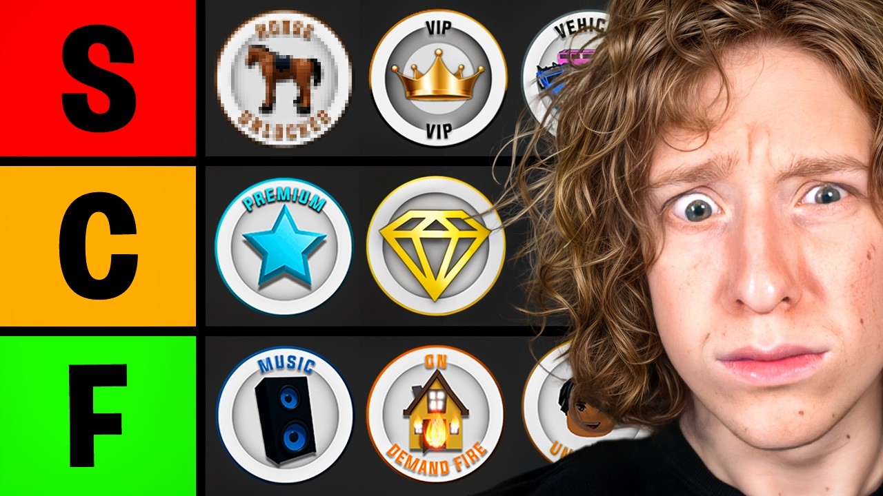 Ranking WORST To BEST Brookhaven RP Gamepasses..