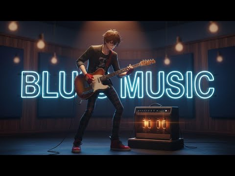 Blues Music Relaxing Blues – Slow Blues Music & Whiskey Blues Night Atmosphere