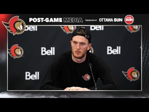 Anton Forsberg post-game availability — March 26, 2022