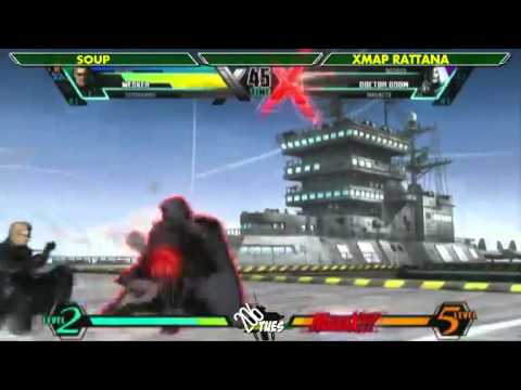 206 Tuesdays #5 - UMvC3 - Soup vs XMAP Rattana