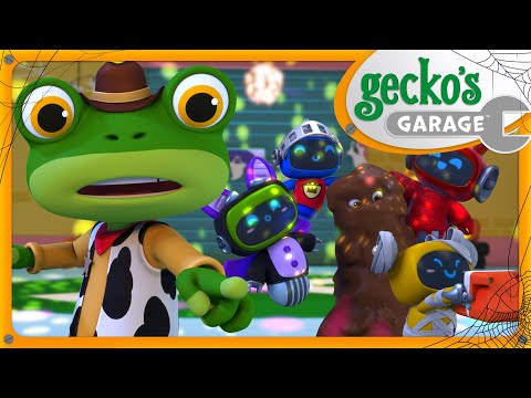 Mechanicals Muddy Halloween Pal | Gecko's Garage | Trucks For Children | Cartoons For Kids