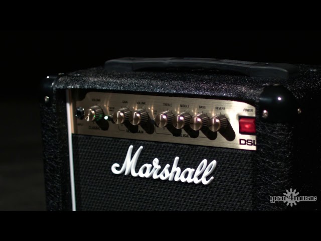 Vídeo relacionado con Marshall DSL1CR 1W 1x8 válvulas Amplificador de Guitarra con reverberación