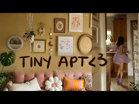 SF STUDIO APARTMENT home vlog - TEMU & Anthro haul, creating a gallery wall! ⭐️