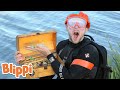 Blippi Finds Buried Treasure Blippi Storytime With Blippi Funny Videos Songs