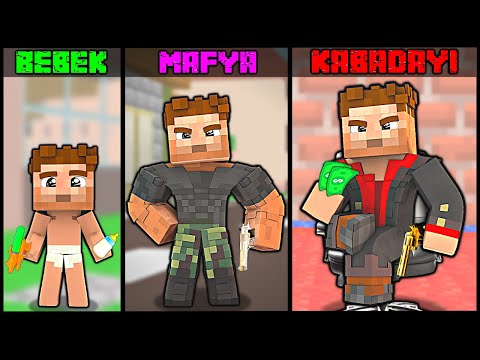 ALI'S LIFE FROM CHILDHOOD TO MAFIA! 😱 -Minecraft