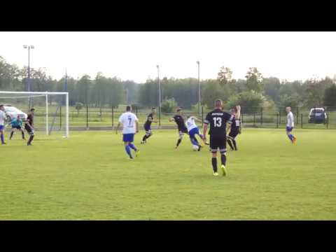 Sęp - Jastrząb Żeliszew: groźne uderzenie Mateusza Szweja