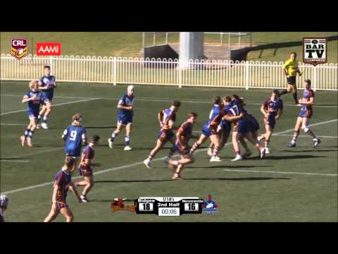 2015 CRL Champs Under 18's Grand Final Highlights - Bidgee Bulls v Newcastle Rebels