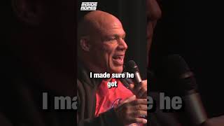 Kurt Angle HILARIOUSLY Recalls Breaking Bob Holly's Arm With A Moonsault! 😆#shorts #wweshorts