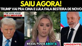 TRUMP VAI PRA CIMA EM REUNIÃO E LULA FALA BESTEIRA DE NOVO